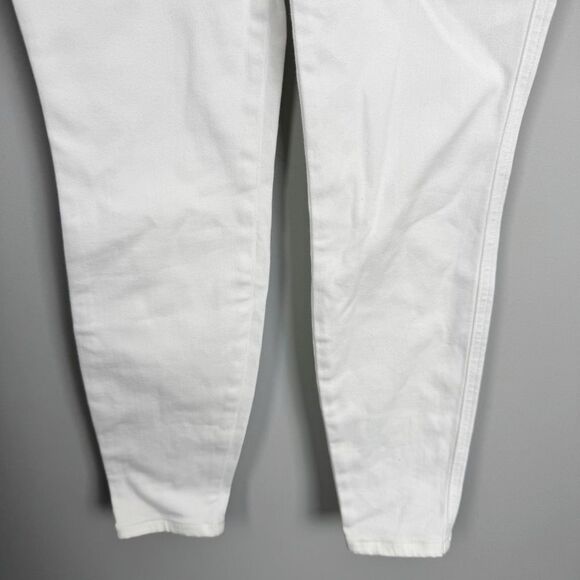 SPANX | White Pull-On Strechy Skinny Jeans Body Shaping Women’s Size Medium - Picture 8 of 11